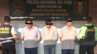 Chincha: intervienen a tres sujetos por presunto robo de cables en la zona alta de Pueblo Nuevo
