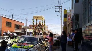 Virgen de Chapi recorre distritos en caravana  (FOTOS) 