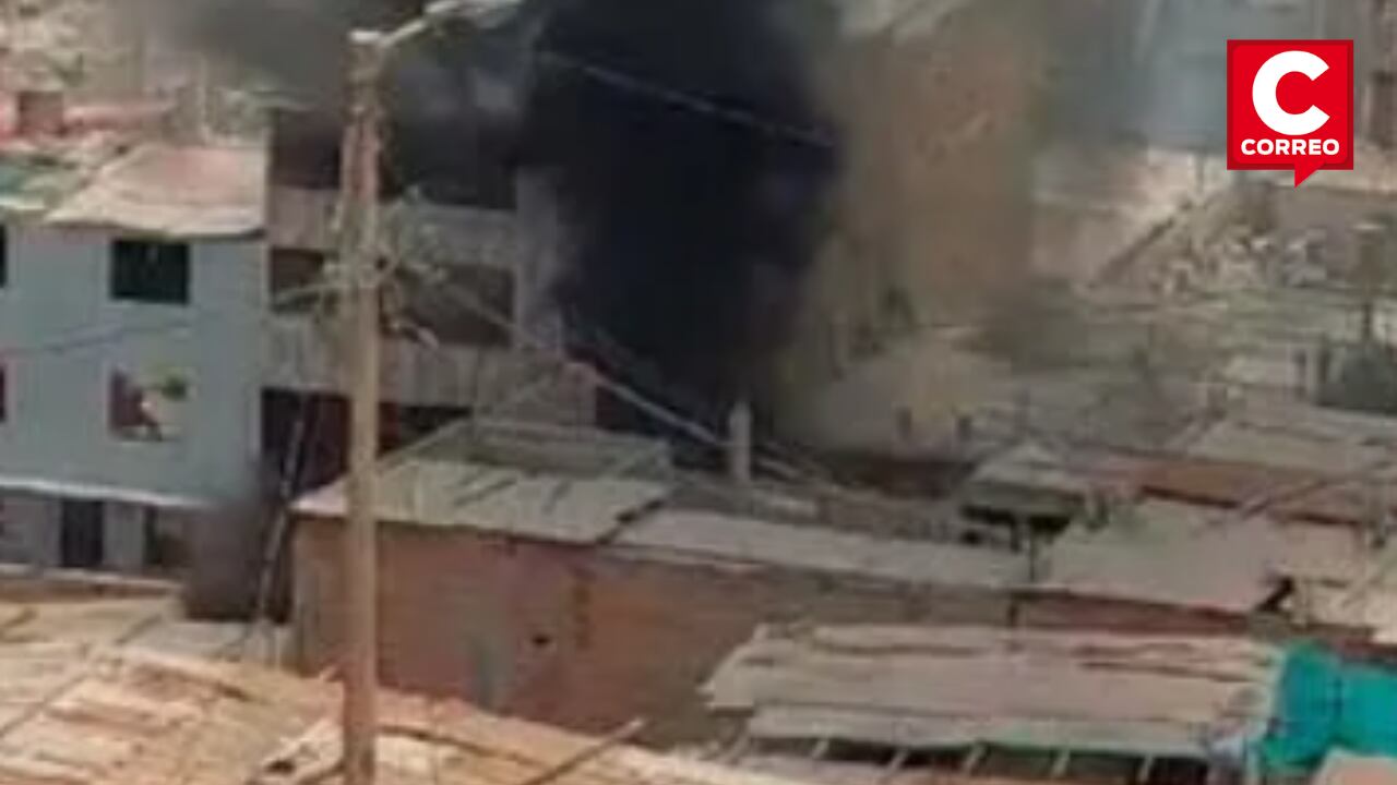 Reportan voraz incendio en Carabayllo en medio del masivo corte de agua.