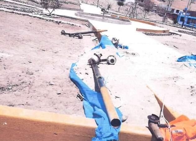 Piden fiscalización de material de obra pública en Chala. (Foto: Difusión)