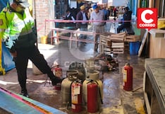 Tres heridos tras explosión de balón de gas en restaurante en Huancayo