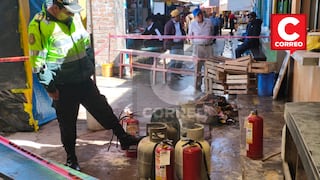 Tres heridos tras explosión de balón de gas en restaurante en Huancayo