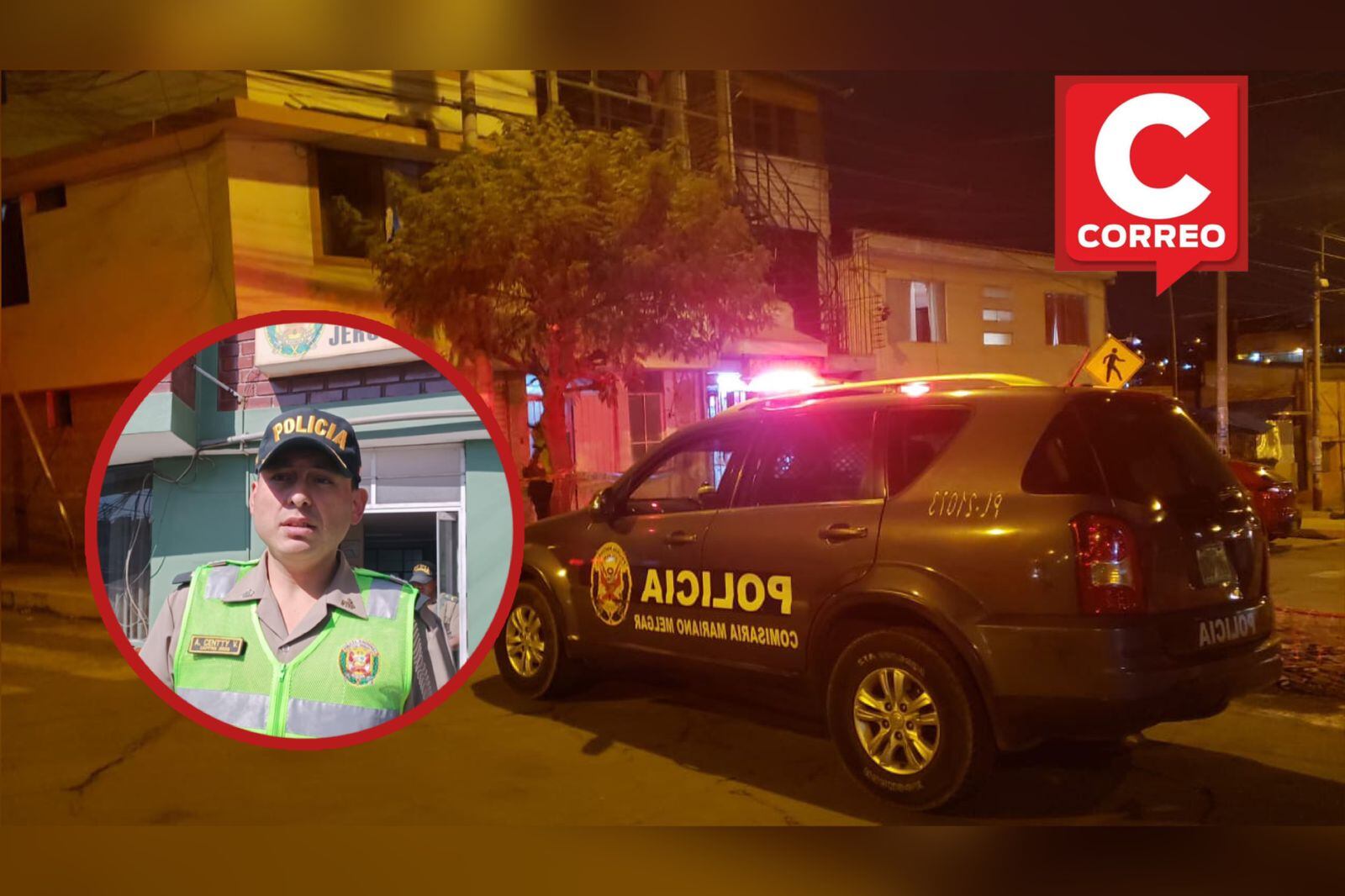 Policía detuvo al atacante en Mariano Melgar. (Foto: GEC)