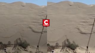 Sismo de 6.1 en Ica provoca deslizamiento de dunas en Huacachina y deja daños materiales (VIDEO)