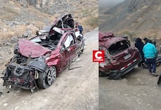 Cajatambo: auto que cayó a un abismo dejó tres muertos y tres heridos en carretera Poquián-Copa