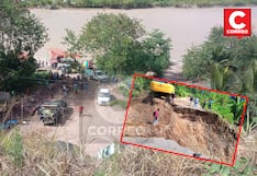 Chanchamayo: Por colapso de la vía viajeros optan por caminar o trasladarse por río (VIDEO)