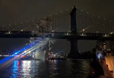Dos fallecidos por choque de buque escuela mexicano contra puente de Brooklyn de Nueva York (VIDEO)