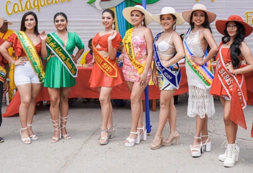 Elección y coronación seré la plaza de armas de Catacaos a partir de las 8:00 pm.