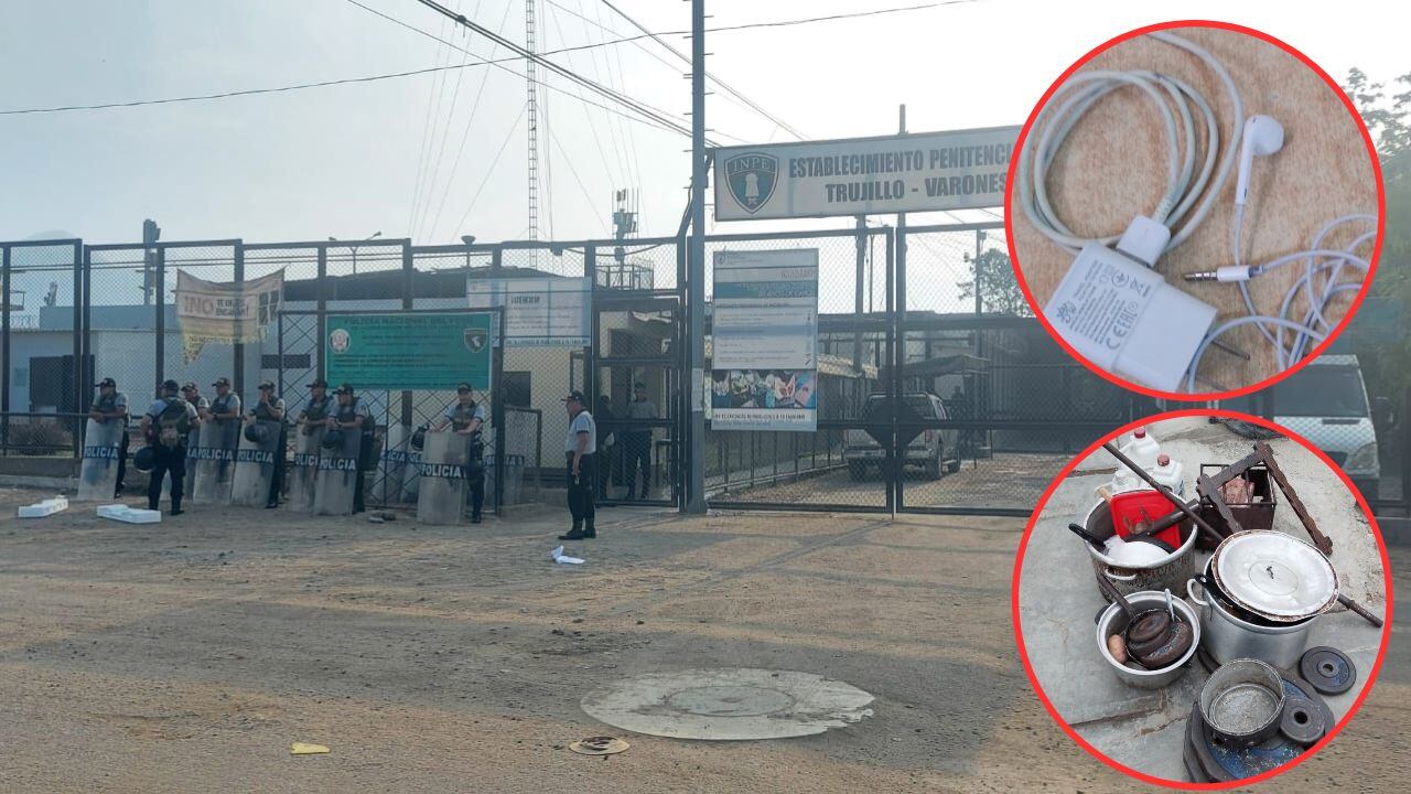 ambién retiraron antenas artesanales que habían instalado en los techos de los diversos pabellones del establecimiento penitenciario de Trujillo.