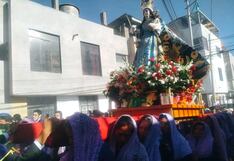 A los pies de la Virgen de Chapi en Bicentenario de Paucarpata