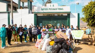 Huánuco: recolectan más de 350 kilos de inservibles en concurso escolar