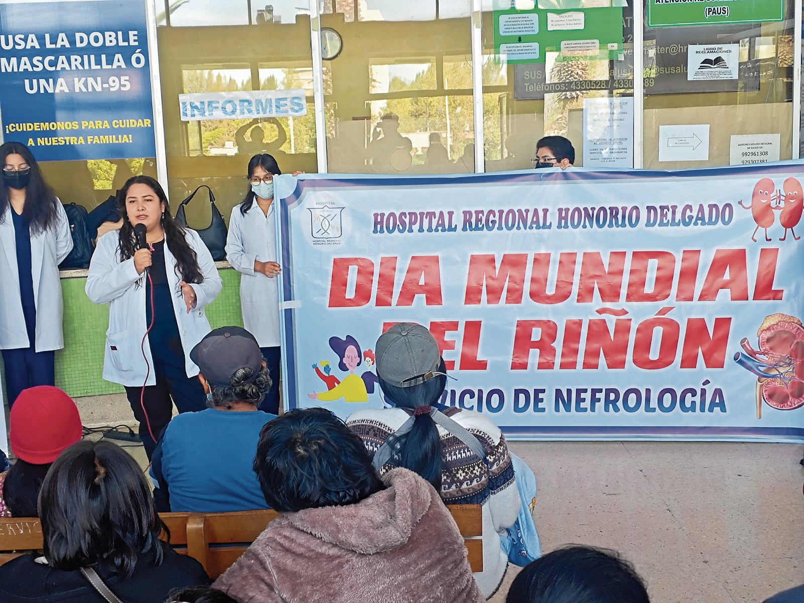 Por día hay un nuevo paciente en diálisis por mal renal en hospital Honorio Delgado (Foto: HHDE)