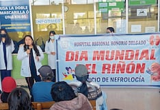 Por día hay un nuevo paciente en diálisis por mal renal en hospital Honorio Delgado