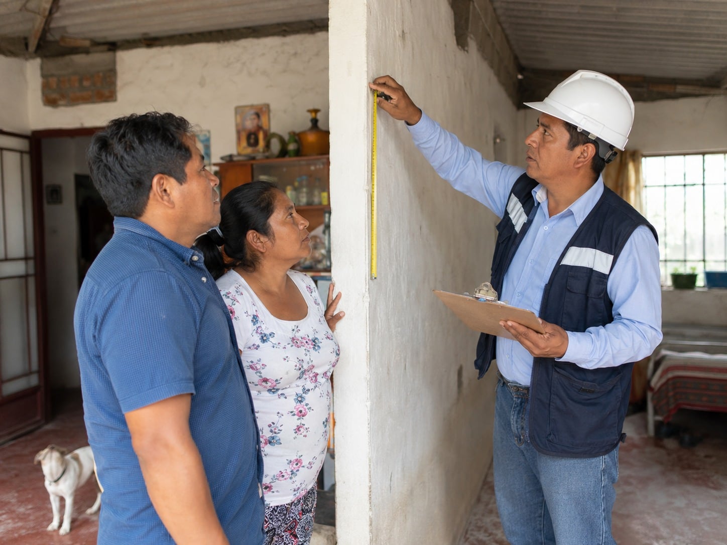 Recomienda revisar columnas, muros, humedad y objetos pesados para reducir daños dentro de la vivienda.