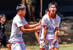 Los albitos y “Churritos” debutaron en la Liga Nacional Juvenil
