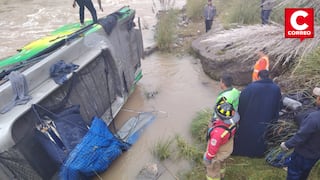 Despiste y volcadura de bus deja un fallecido y varios heridos en la Carretera Central
