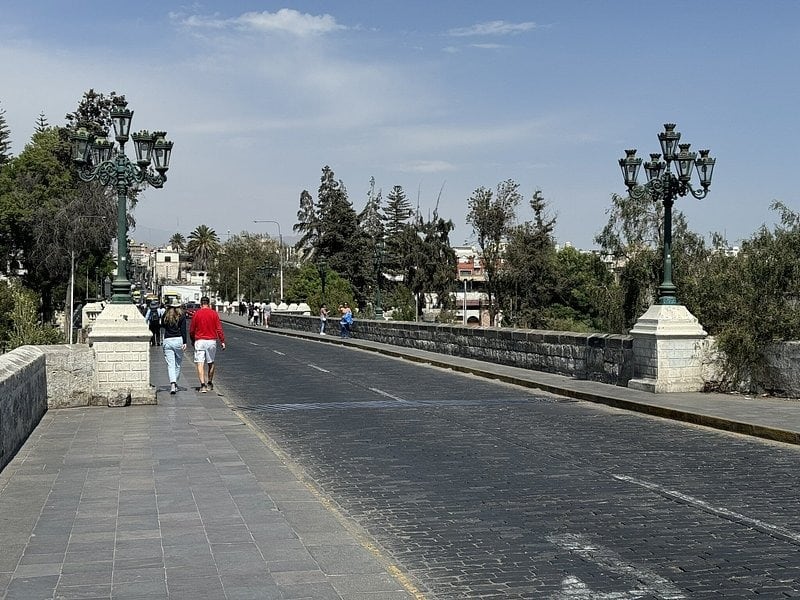 Arequipa: Mantenimiento de los puentes Grau y Bolognesi en espera (Foto: Flor Barrios/@photo.gec)