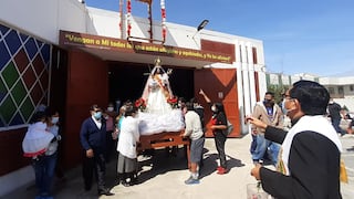Tacna: Fieles rezan a la Virgen de Chapi para frenar la COVID-19