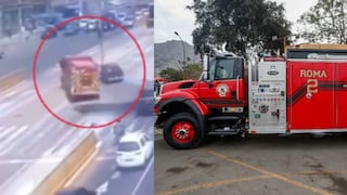 Choferes pueden ser multados con S/660 por no ceder el paso a los bomberos