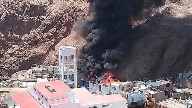 Explosión de un almacén de combustible puso en riesgo a varias viviendas en Arequipa