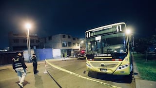 Villa El Salvador: Chofer se salvó de morir tras ataque a balazos contra bus de la Línea 41