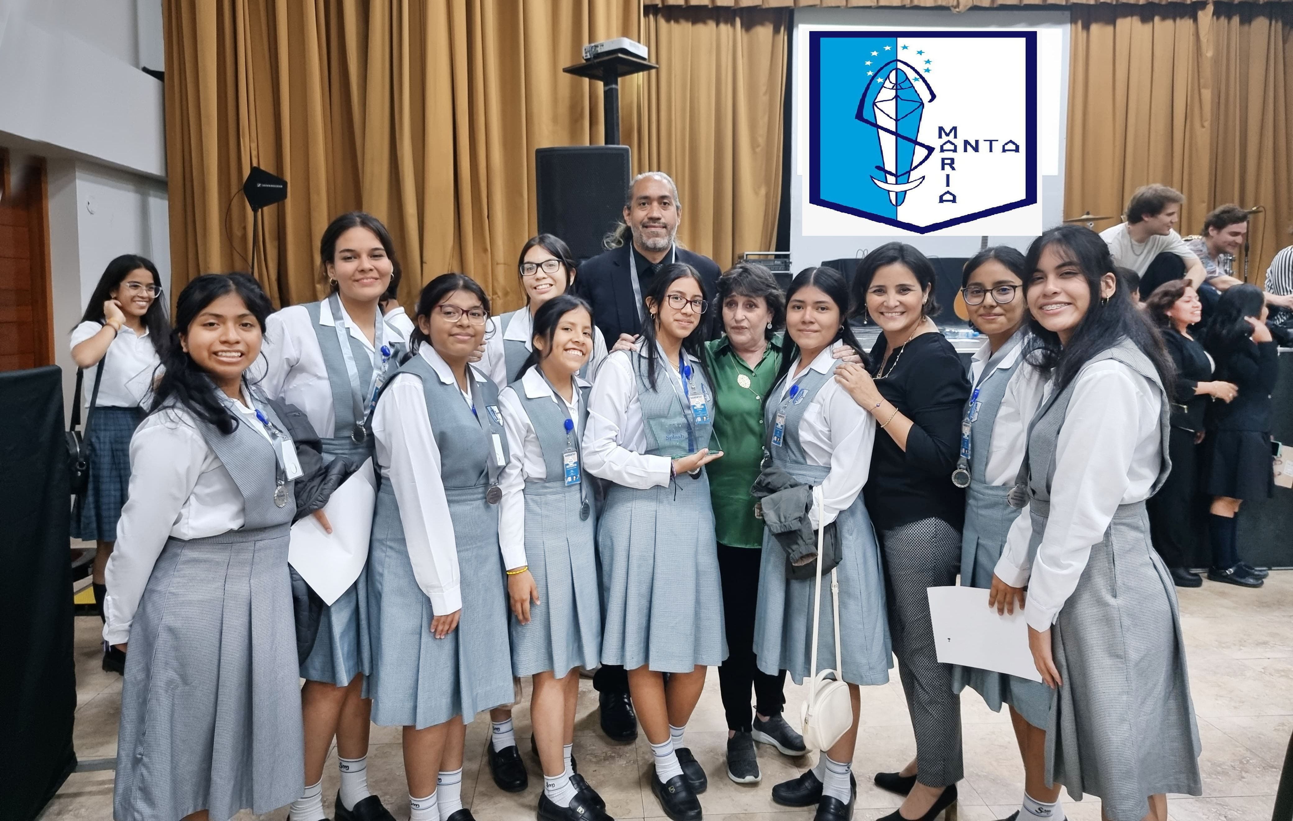 Alumnas del Colegio Santa María ganaron con su proyecto sobre Medio Ambiente.