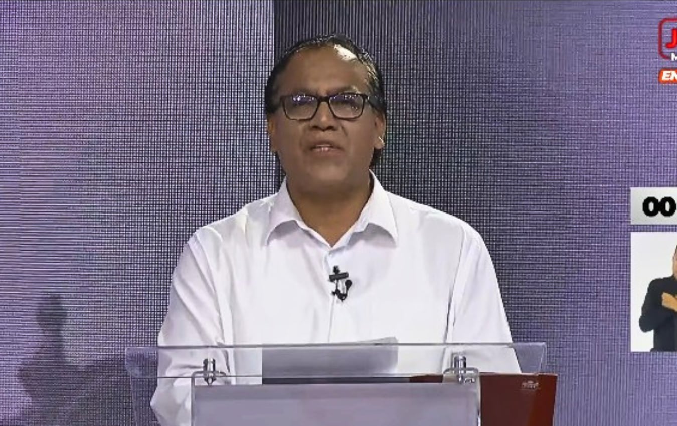 Roberto Sánchez Palomino acusó a Fuerza Popular de "secuestrar" la democracia. Foto: Captura de pantalla.