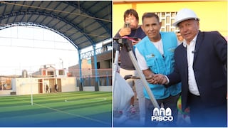 Pisco: inauguran campo deportivo en el asentamiento humano Carlos Medrano Vásquez