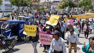 Pobladores de Piura protestan por falta de agua potable