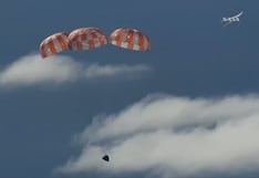 Artemis II: Exitoso amerizaje en el Pacífico de cápsula que orbitó la Luna