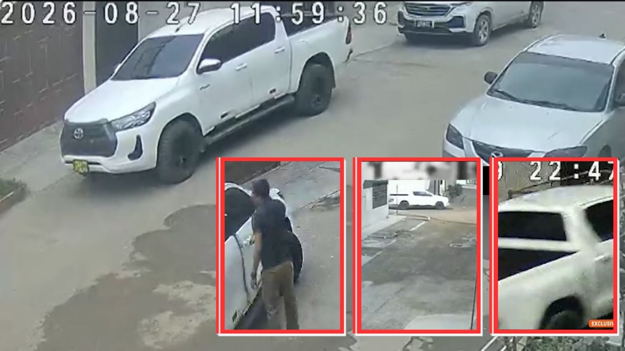 Desde el 27 de agosto, el vehículo que habría participado en el rapto y cuádruple asesinato fue captado en el distrito de Moche. Horas antes del atentado también estuvo en Víctor Larco Herrera. (Foto: Captura Punto Final)