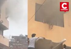 Tres niños sobreviven tras saltar desde un cuarto piso en incendio en Chorrillos
