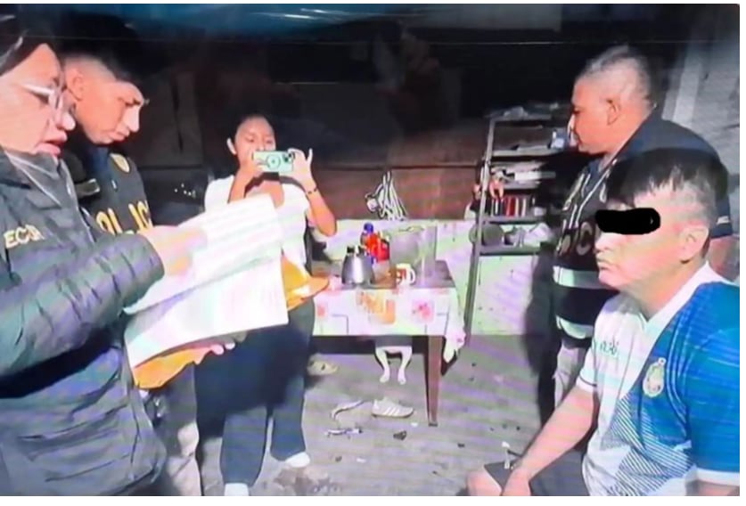 La intervención incluyó allanamientos en seis inmuebles y forma parte de una investigación conjunta con autoridades internacionales por la difusión de material ilícito. FOTO: CAPTURA DE TV / ANDINA