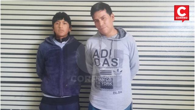 Huancayo: Zapatillas robadas delatan a ladrones y capturan a dos