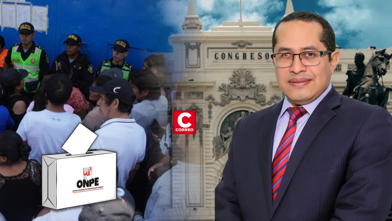 Burneo revela que el JNE advirtió sobre fallas logísticas a la ONPE: “Dijo que ya las tenía solucionadas”. Composición: Diario Correo.