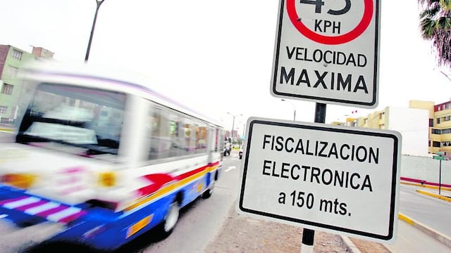 Revisarán límites de velocidad en Lima