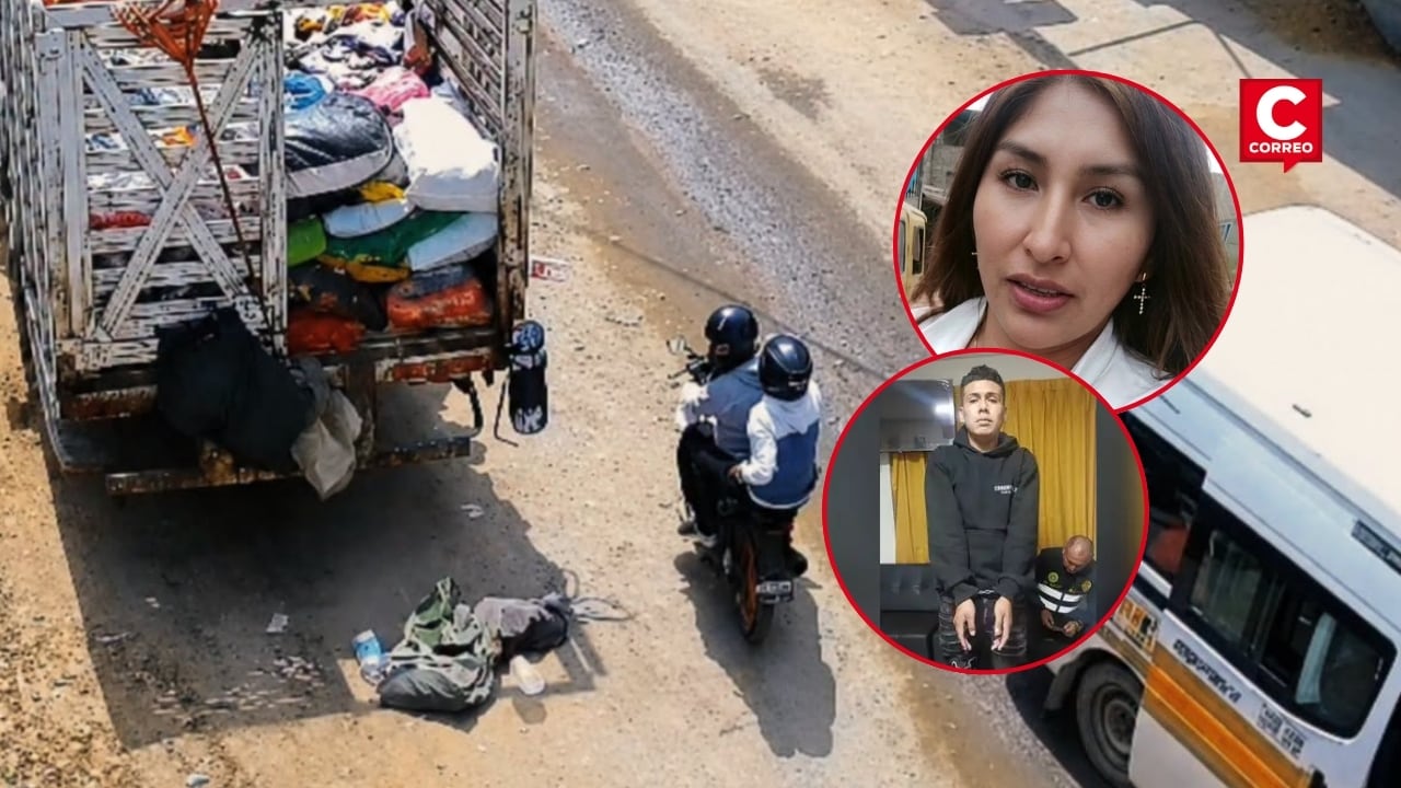 Dirigente de olla común habría sido asesinada por presunta venganza vinculada a su expareja: PNP captura a sospechoso. Composición: Diario Correo.
