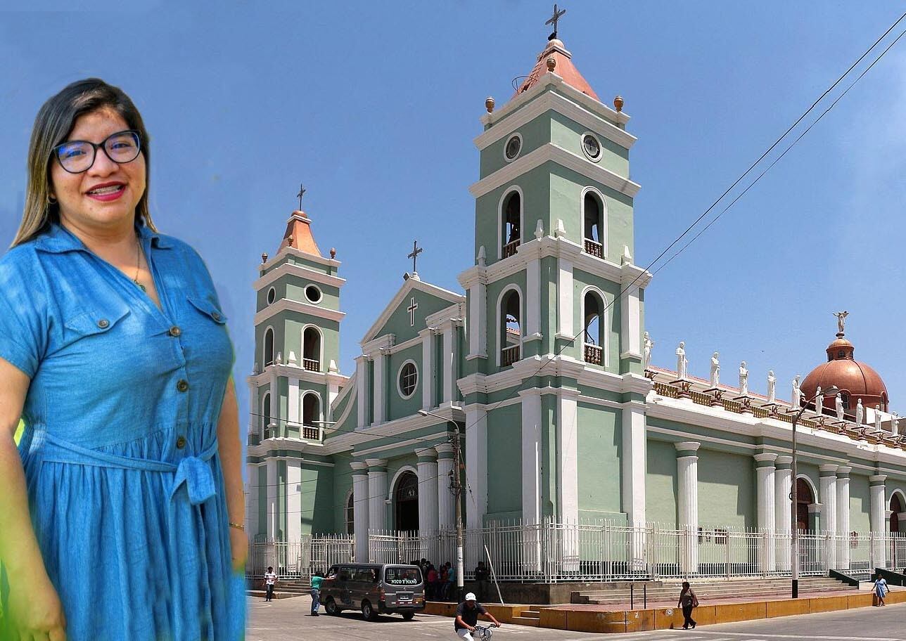 Depositaria de Semana Santa, Cecilia Moscol Oliva pide seguir el ejemplo de Cristo Redentor.