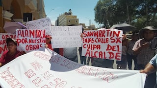 Ica: pobladores del caserío San Martín exigen construcción de su plaza y complejo deportivo