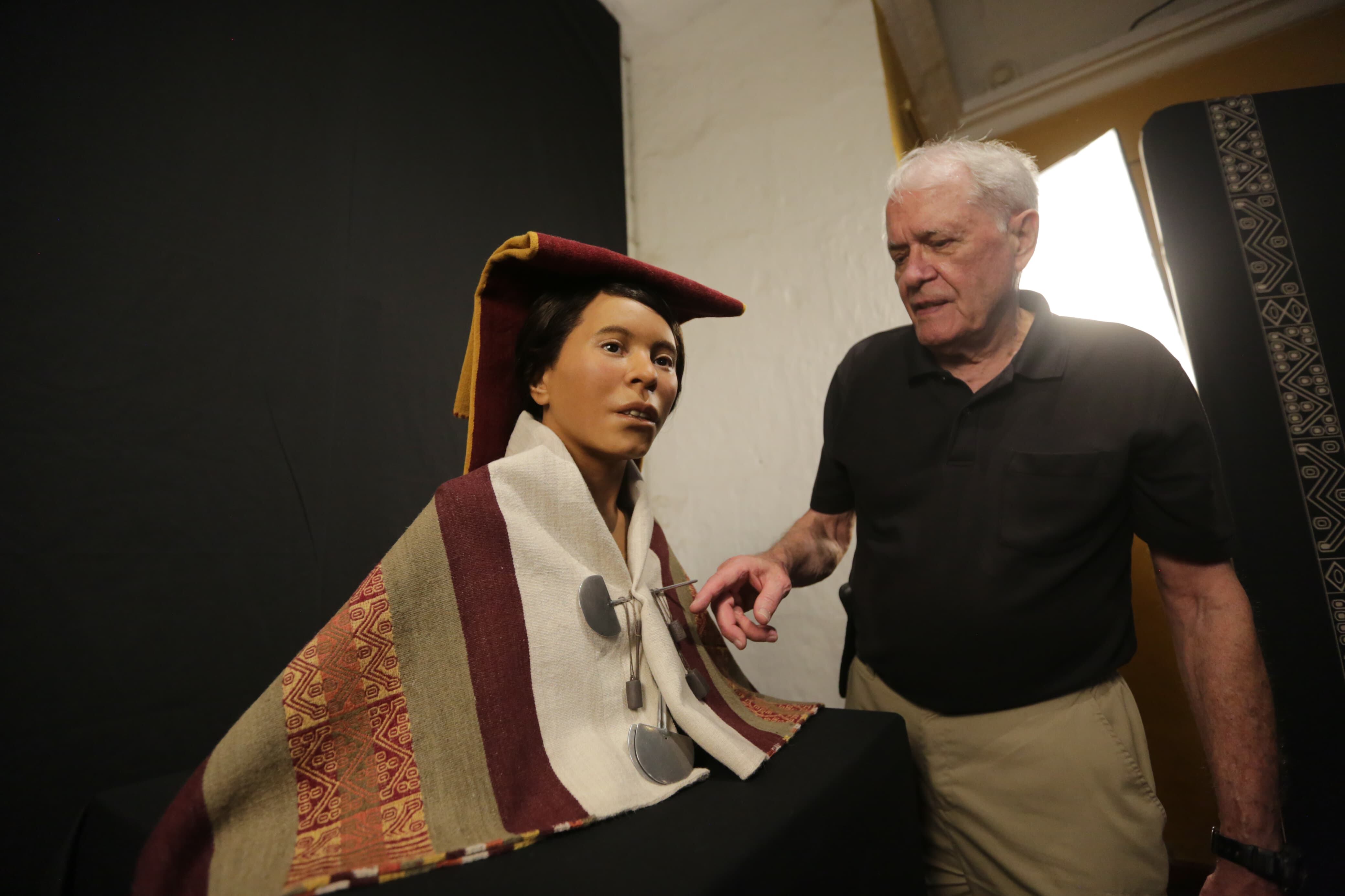 Más de seis meses duró el trabajo para reconstruir el rostro de Juanita. (Foto: Leonardo Cuito)