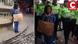 Mujer es retenida tras ser sorprendida robando peluches en el Mercado Modelo de Huancayo