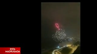 Fuegos artificiales iluminaron el cielo de la Costa Verde durante la madrugada por el Bicentenario (VIDEO)