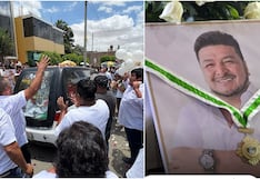 Ica: Los Aquijes despide al alcalde Edward Amoroto Ramos en multitudinario homenaje