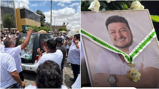 Ica: Los Aquijes despide al alcalde Edward Amoroto Ramos en multitudinario homenaje