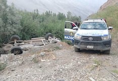 Arequipa: camioneta cae a quebrada en la carretera Ocoña-Secocha y deja heridos