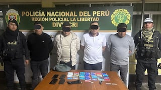 “Los tarjeteros de Jaén” caen en banco del Centro Histórico de Trujillo