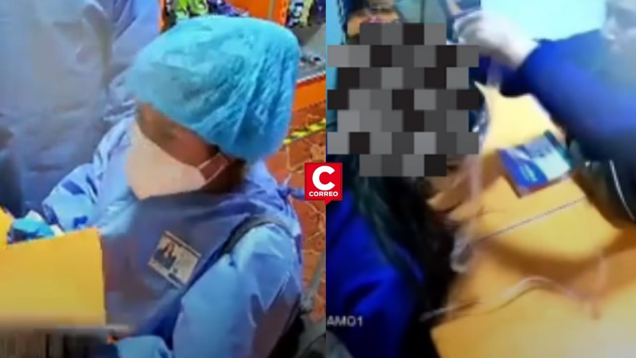 Cajamarca: delincuentes se hicieron pasar por personal de salud para asaltar botica. Composición: Diario Correo.