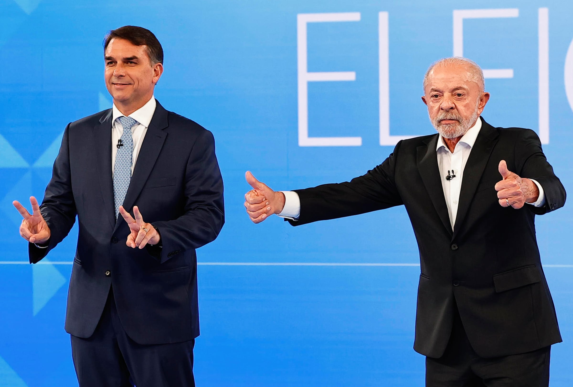 El presidente Luiz Inácio Lula da Silva busca la reelección frente al senador Flávio Bolsonaro, hijo del expresidente Jair Bolsonaro. Más de 158 millones de brasileños están habilitados para participar en una elección que definirá el rumbo político del país durante los próximos cuatro años. PHOTO BY ANDRE COEHLO FOR EFE AGENCY