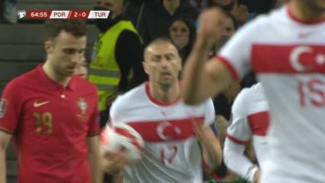 Portugal vs. Turquía: Yilmaz puso el 2-1 de los turcos en el repechaje de Europa (VIDEO)