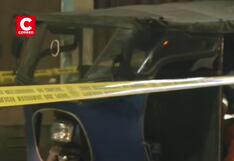 Asesinan de varios disparos a persona que viajaba en una mototaxi, en El Agustino (VIDEO)